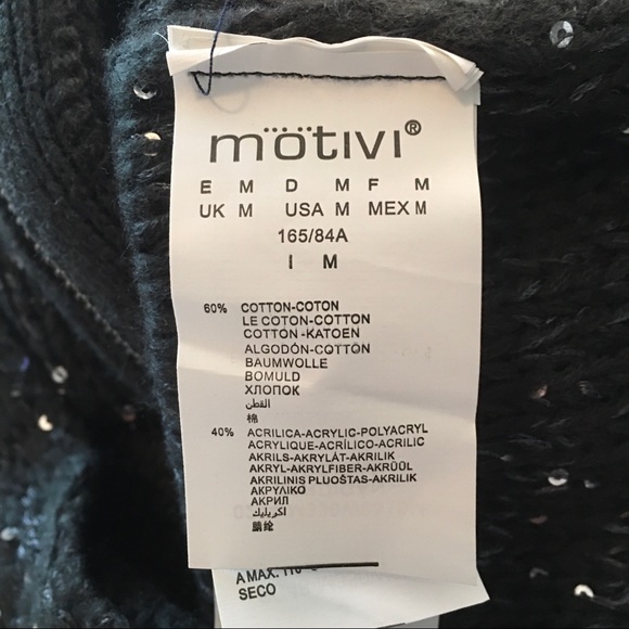 Mötivi Zip Up Knit Jacket Made In Italy - Picture 9 of 10